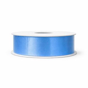 Double faced satijn – Blauw – Outlet
