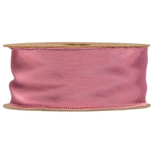 Satijnlint – Oudroze – 45 mm x 10 meter