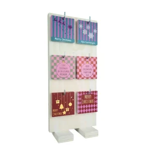 Display Kerst “Roze & Paars” – 6 Haaks – 120 Kaartjes – Cadeaukaartjes