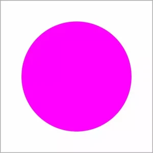 Etiketten rond 35mm | fluor pink | 1000 stuks