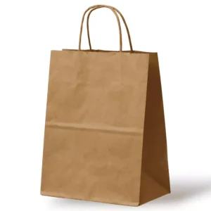 Papieren Tas (XL) – Bruin / Kraft – 100 Stuks