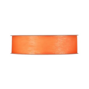 Organza – neon oranje – 25mm x 50 meter