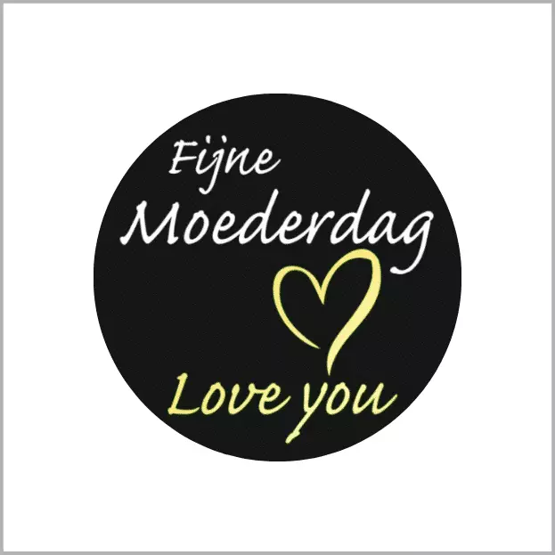 Etiketten – Fijne Moederdag – 250 stuks - Afbeelding 2