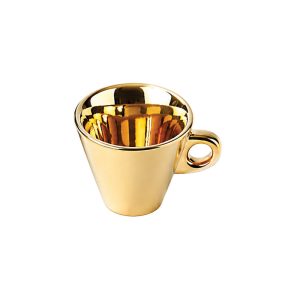 Gouden koffiekop Lux 18 cl.