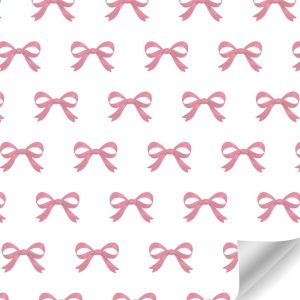 Papierrol – Strikken Roze – 50 cm x 100 meter