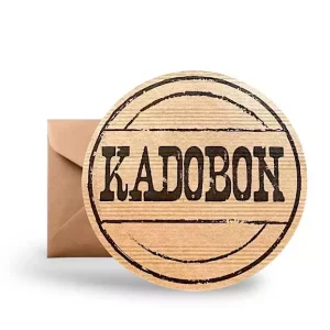 Kadobon Kraft – Rond – 25 Stuks met envelop