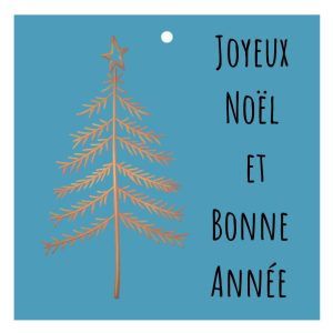 Cadeaukaartje – “Joyeux Noël et Bonne Année” – 20 Stuks