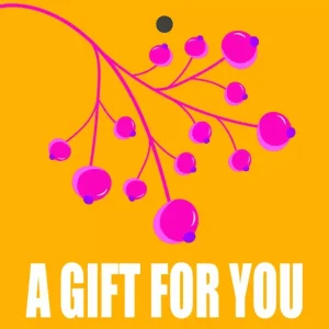 Cadeaukaartje – “A gift for you” – 20 Stuks – Neon