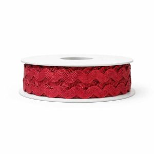 Deco Lint – Golvend Dessin – Rood