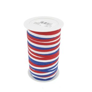 Medaillelint Nederlandse vlag geweven – 15 mm x 25 meter