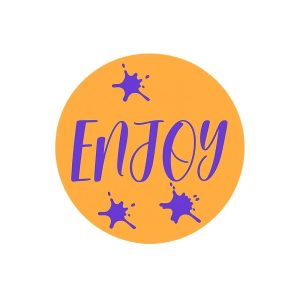 Etiketten – Enjoy – 250 Stuks