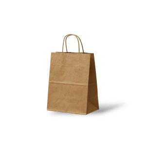 Papieren Tas (XS) – Bruin / Kraft – 100 Stuks