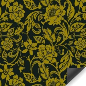 Papierrol – Gold Baroque Flowers – 60 cm x 100 meter