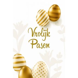 Cadeaukaartje – “Vrolijk Pasen” – 20 stuks