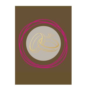 Wenskaart – “Ringen” – 6 Stuks (incl. Envelop)