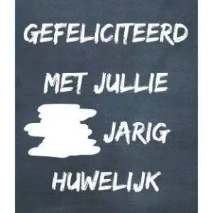 …jarig huwelijk