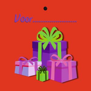 Cadeaukaartje – “Voor… cadeaus” – 20 Stuks