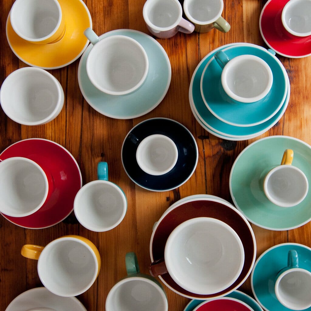 Egg Koffie Kop 15 cl. Rood - Afbeelding 7