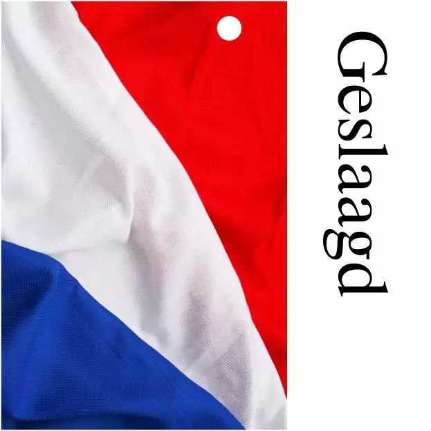 cadeau kaartjes – 20 stuks – Geslaagd – Vlag