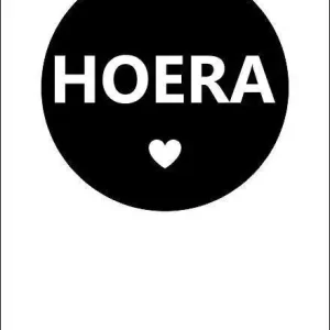 Connect wenskaart – Hoera – 6 stuks