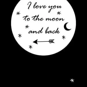 Connect wenskaart – to the moon and back – 6 stuks