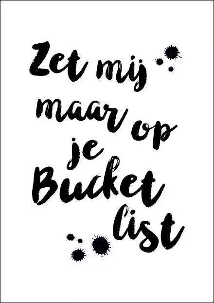 Connect wenskaart – zet mij maar op je bucket list – 6 stuks - Afbeelding 2