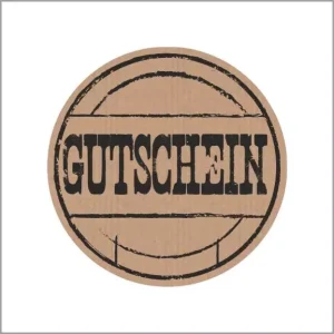 Geschenk-Gutschein Kraft-rund – 25st