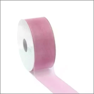 Organza lint – Old rose – 25mm x 25m