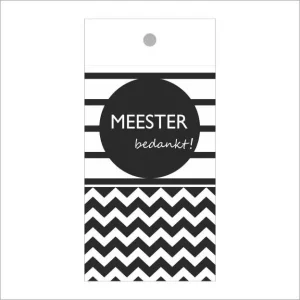 cadeau kaartjes – 20 stuks – Meester bedankt
