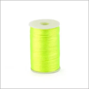 Collier koord – neon geel – 2mm x 100m