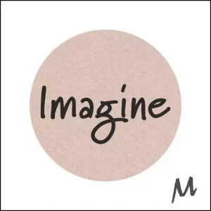 Imagine – sand – rol van 500 stuks