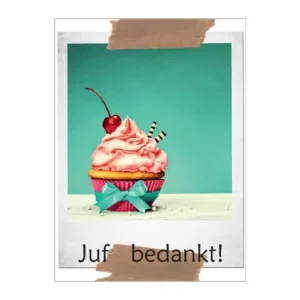 Cadeau kaartjes – 20 stuks – Juf Bedankt