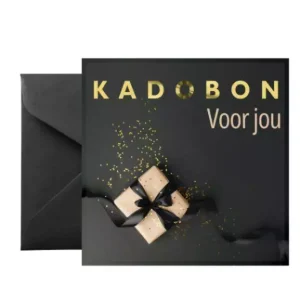 Cadeaubon Deluxe – “Voor jou” – 25 Stuks (Met Envelop)