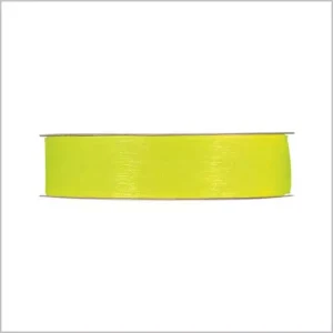 Organza – neon geel – 25mm x 50 meter