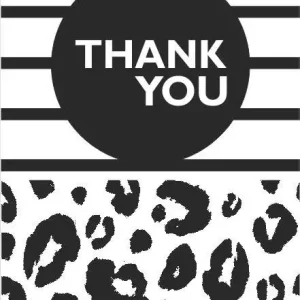 Link wenskaart – thank you – 6 stuks