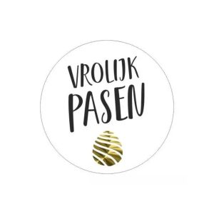 Etiketten – “Vrolijk Pasen” – 500 stuks