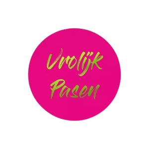 Etiketten – “Vrolijk Pasen” – 250 stuks
