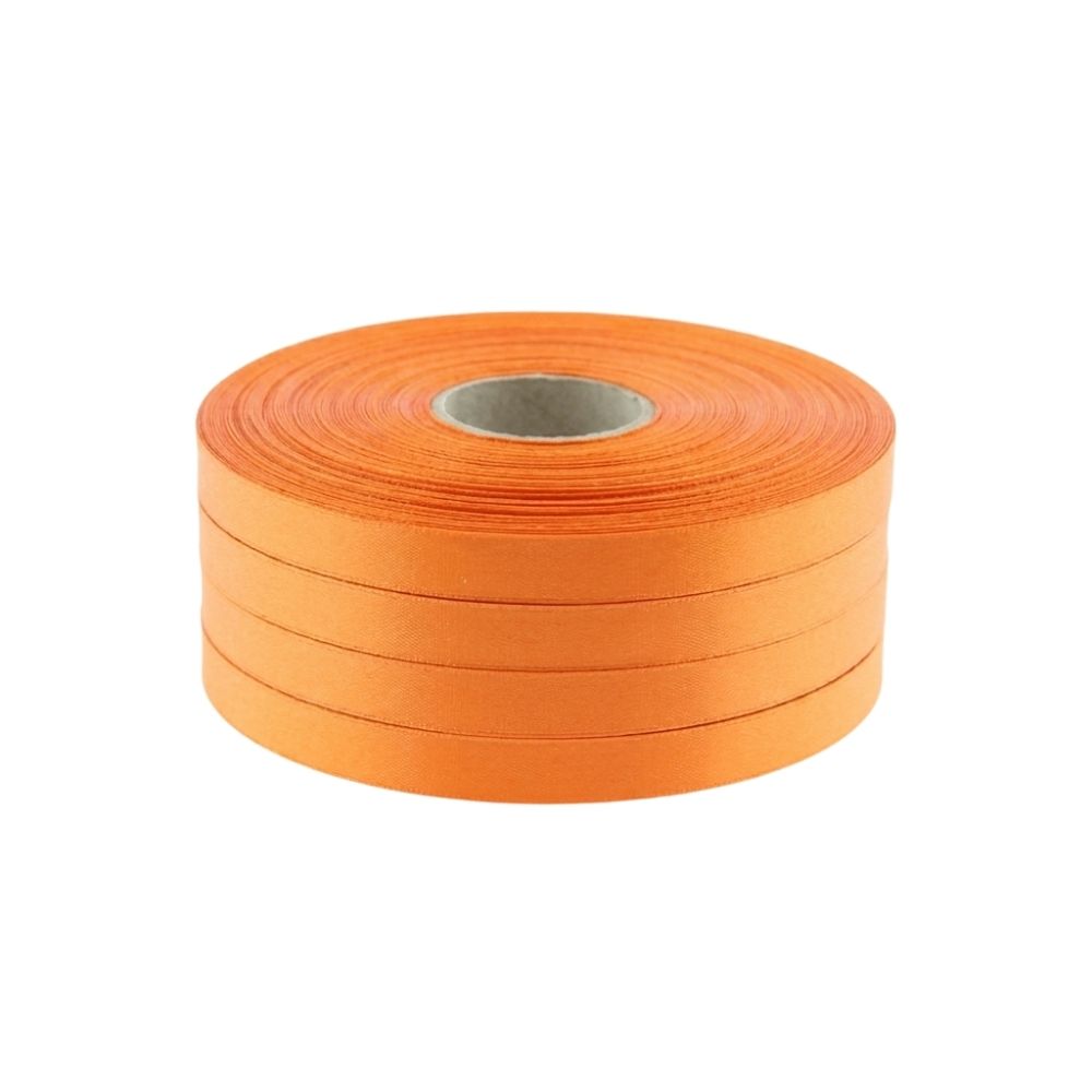 Satijn lint – oranje - Afbeelding 2