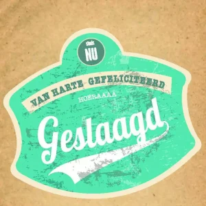 cadeau kaartjes – 20 stuks – Geslaagd